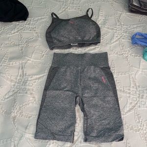 Gymshark Flex Sports Bra & Biker Shorts